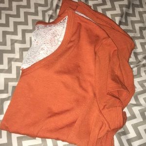 orange t shirt
